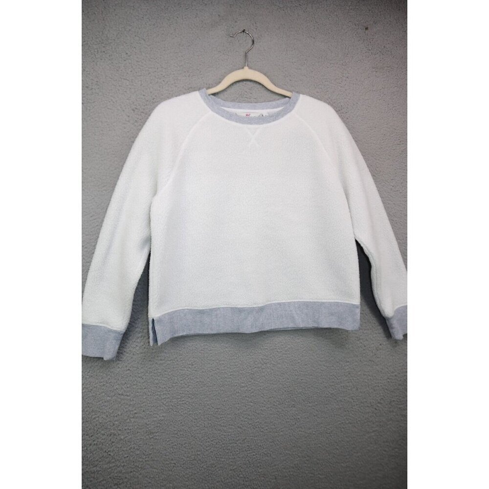Vineyard Vines Long Sleeve Plush Fleece Sweatshirt-Size Small
